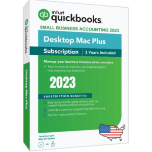 intuit quickbooks desktop for mac 2023| 1 user 12 months subscription