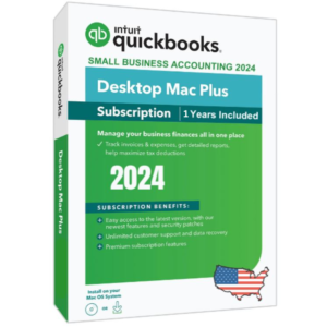 intuit quickbooks desktop for mac 2024| 1 user 12 months subscription