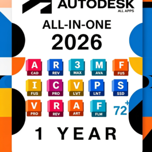 autodesk apps collection 2026 (pc, mac) (1 user, 1 years) autodesk key global